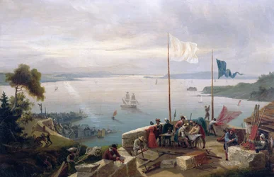 Gründung der Stadt Québec durch Samuel de Champlain im Jahr 1608, 1848